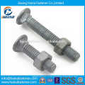 Fabriqué en Chine Steel Steel METRIC Grade8.8 10.9 HDG Carriage Bolt